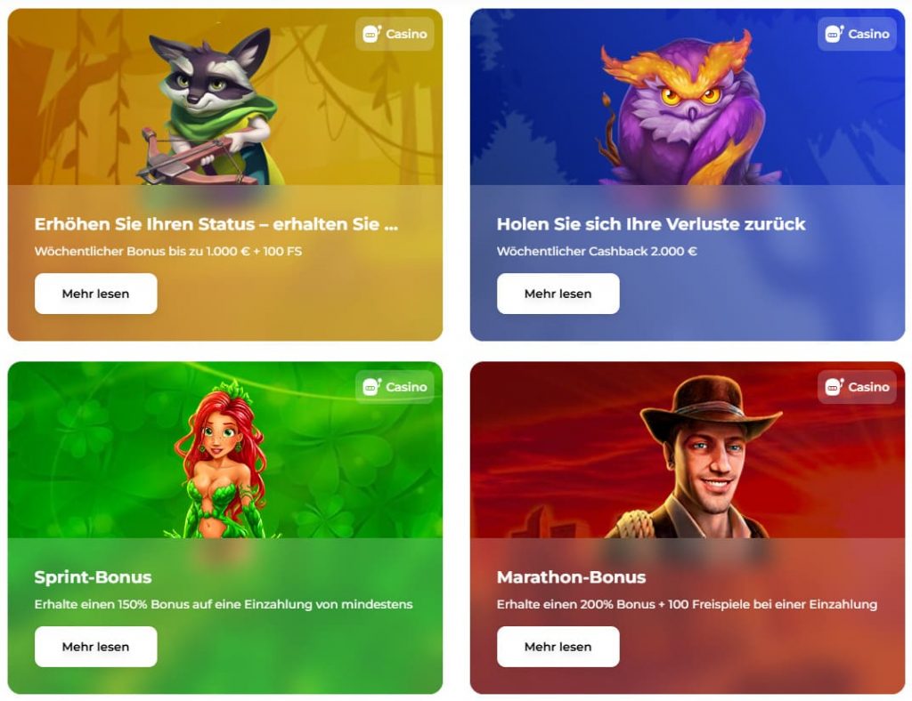 Cashback-Angebot im Online-Casino
