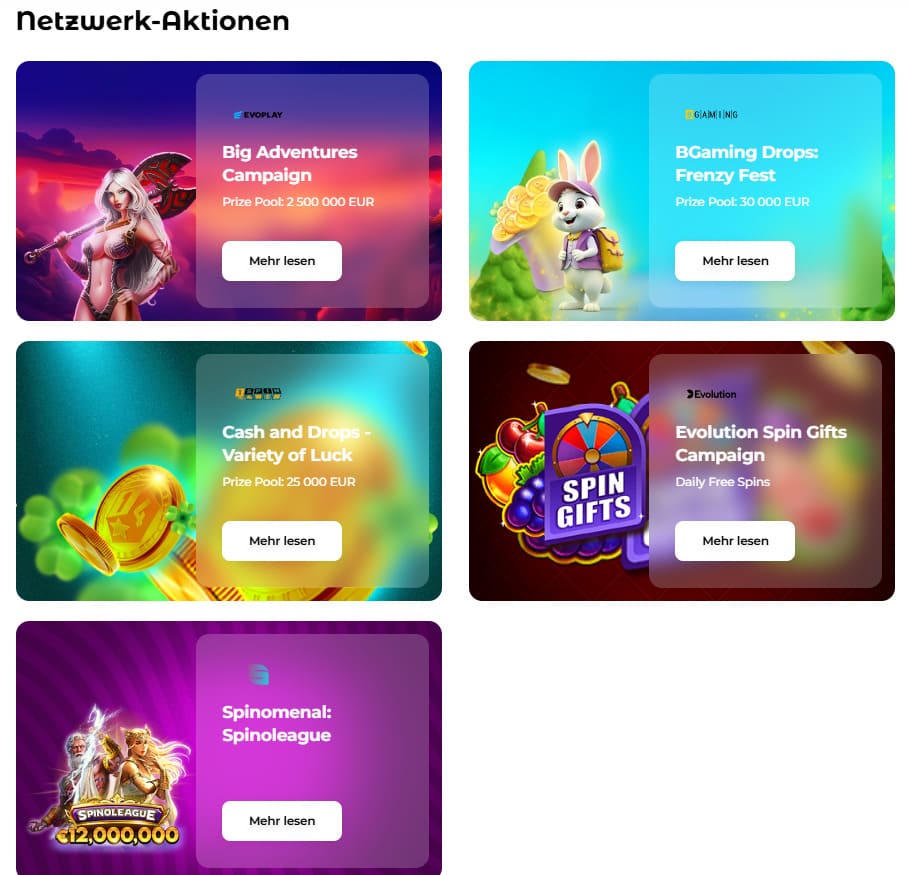 Spieler profitiert von einer Promotion im Verde Casino